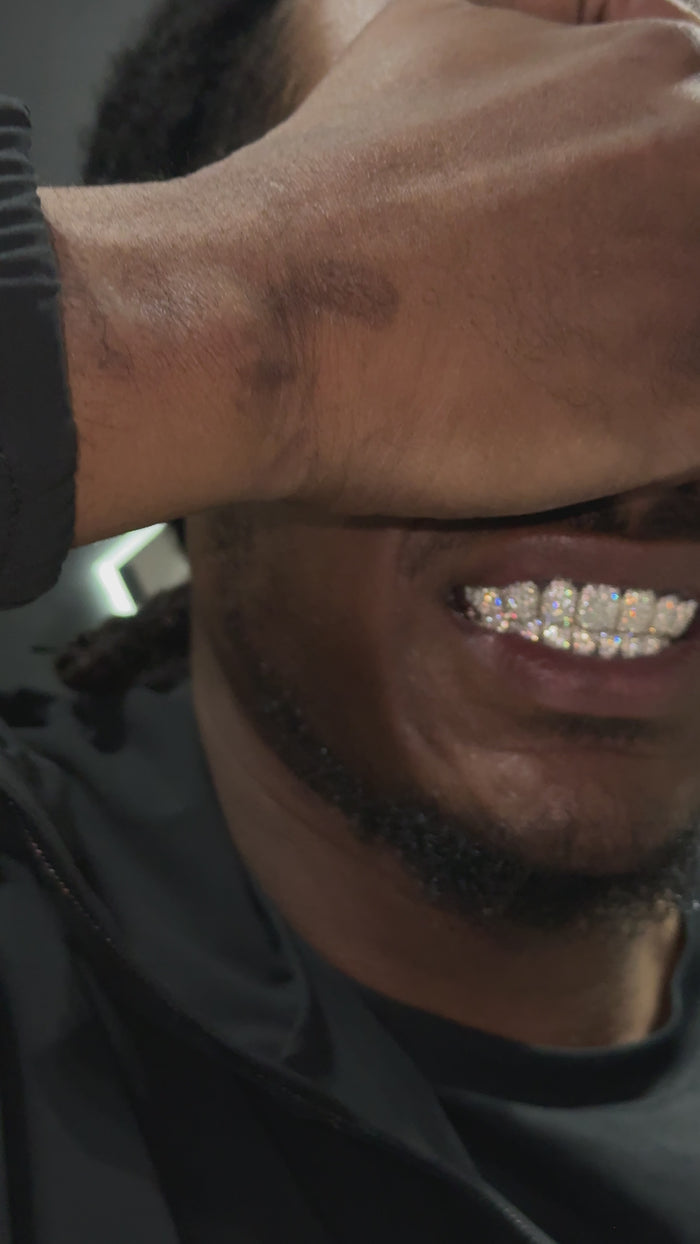 G-SILVER™ VVS Diamond Grillz