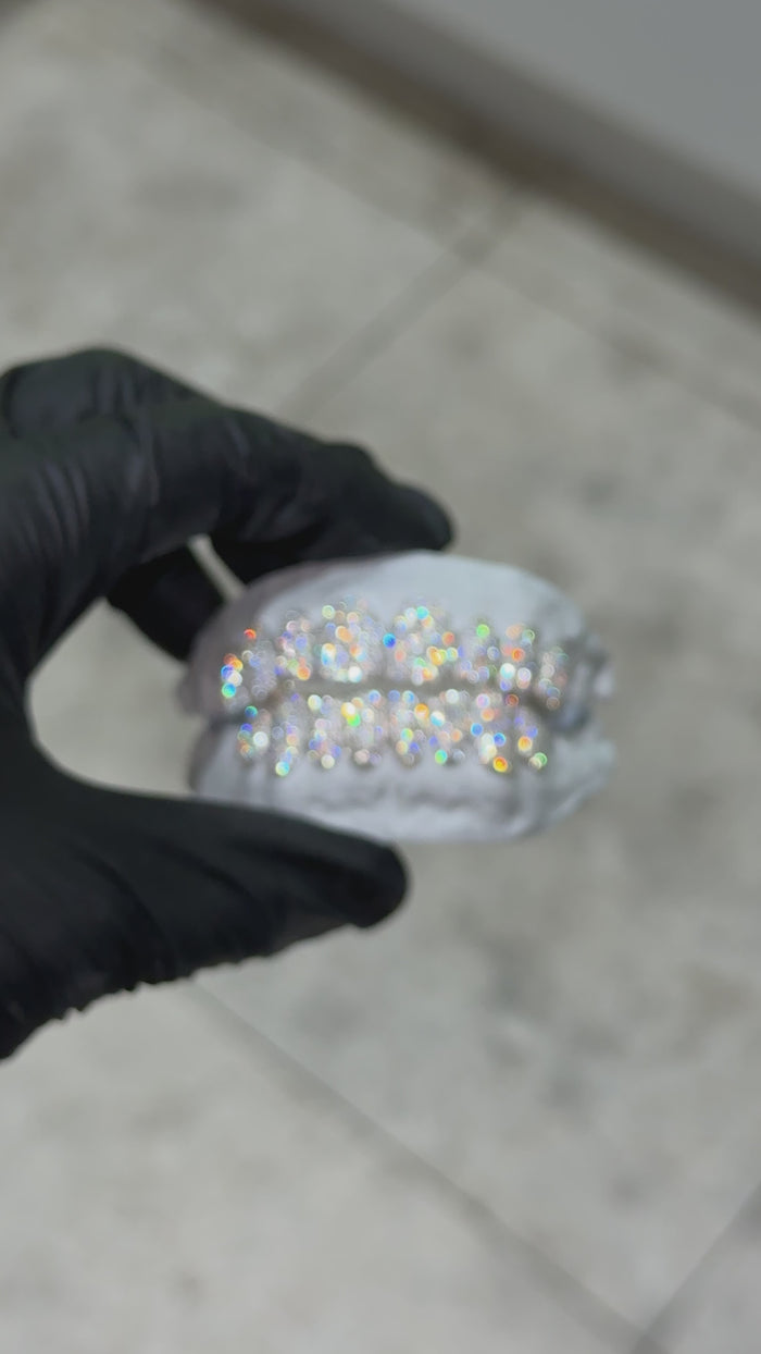G-SILVER™ VVS Diamond Grillz