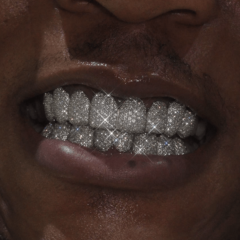 Silver VVS Diamond Grillz - GLIDER JEWELS
