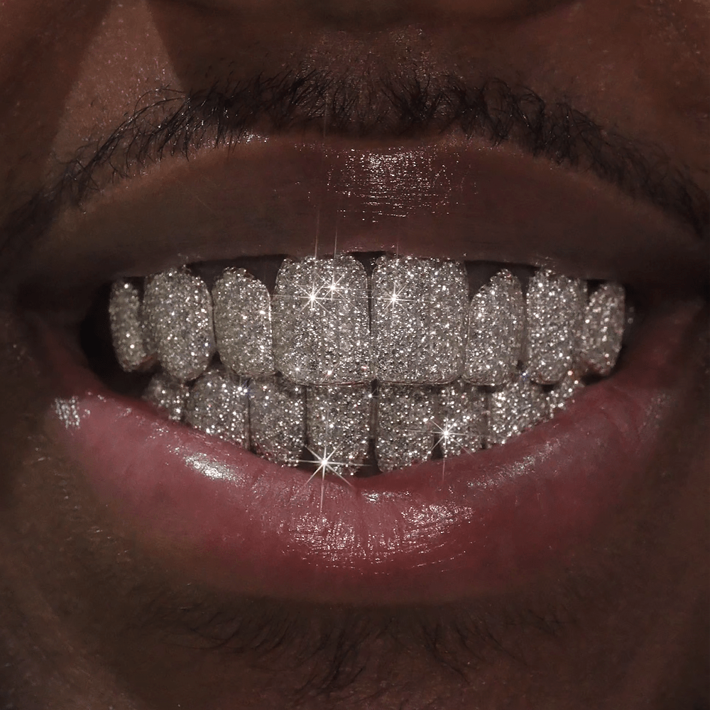 Silver VVS Diamond Grillz - GLIDER JEWELS