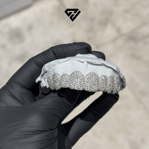 Silver VVS Diamond Grillz - GLIDER JEWELS